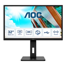 Monitor 31,5 ( IPS 2K 1440p QHD 75Hz ) P2 SERIES Qhd Black Q32P2