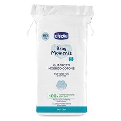 Cotone in quadrotti  60 pz BABY MOMENTS 00010609000000