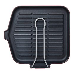 Bistecchiera Ghisa (24x24cm) DIETELLA GO Nero 0200I240GBS