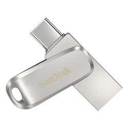 Chiavetta USB 128GB ULTRA Dual Drive Luxe Silver SDDDC4 128G G46