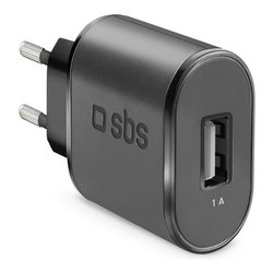 Caricabatterie USB Type-A WALL CHARGER 5W Black TETR1USB1A