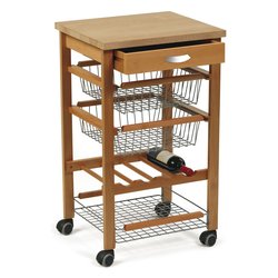 ARTURO Carrello porta vivande Ciliegio