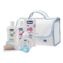 Set regalo Beauty Bag con manico BABY MOMENTS Azzurro 00010618000000