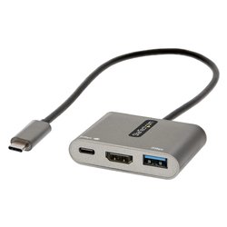 HUB 3 in 1 Docking Station USB C Grey CDP2HDUACP2