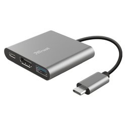 HUB 3 in 1 DALYX Usb C Grey 23772
