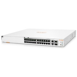 Switch di rete 28 porte INSTANT ON 1960 Aruba 24G PoE 2XGT 2SFP+ PoE+ White JL807A Gigabit|10GBASE-T