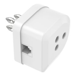 Adattatore telefonia Tripolare Plug Avorio 00201159