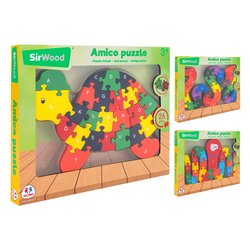Puzzle ( 26 pz ) SIR WOOD 3-6a Assortito 40592