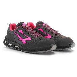 Scarpe antinfortunistica basse S1P SRC ESD Lei&Lei Verok (taglia 41 ) RED LION Grigio e Fucsia RL2021641