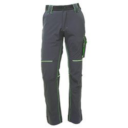 Pantalone lavoro multitasche World Slim Fit (taglia l ) FUTURE Aspahlt grey green FU189RLL