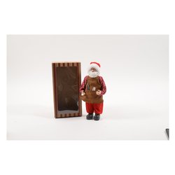 Babbo Natale (16x10x30cm) Carpentiere 59134