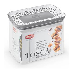 Barattolo plastica (1,2Lt) TOSCA Grigio 55604