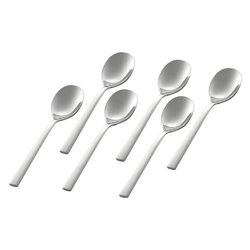 Set cucchiaini caffè 6 pz Inox (11,8cm) FASHION Cromo lucido PL6100FH10