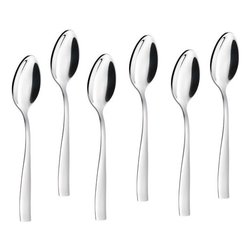 Set cucchiaini caffè 6 pz Inox (11,3cm) INFINITY Cromo lucido PL6100IN10