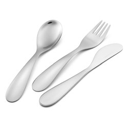 Set posate bambino 3 pz BIRILLO Acciaio lucido CA3BI CR
