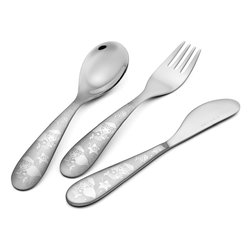 Set posate bambino La Sirenetta 3 pz BIRILLO Acciaio lucido CA3BI LSI