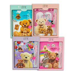 Diario segreti con penna (18x2x22,5cm) MISS SIGNORINA Assortito 52028