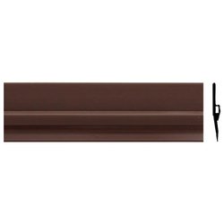 Paraspifferi adesivo rigido piatto porte (1m) DOUBLE Marrone 14502