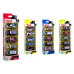 Set auto modelli con retrocarica 5 pz SPIDKO Assortito 41023