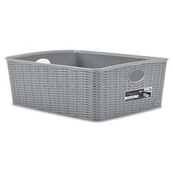 Cestino ELEGANCE High (36x29x13cm) Grigio pietra 31003