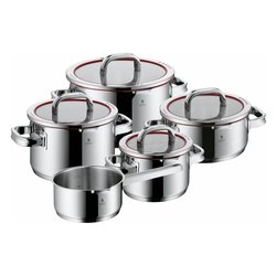 Batteria Pentole Bellypot Acciaio Lucido - 0E6BAT10