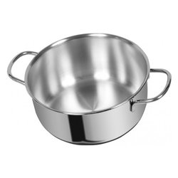 Casseruola Inox (22cm) fonda PLUS Cromo lucido 155 22