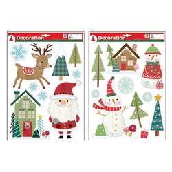 Vetrofania Natale Personaggio Natale (41x29cm) Assortito 416379