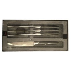 Set coltelli bistecca Inox 4 pz MODERN Nero 9030686B2904