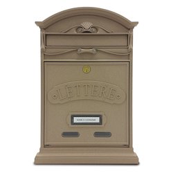 Cassetta posta senza tettuccio (27x8,5x42cm) Sabbia 71LETTERESA