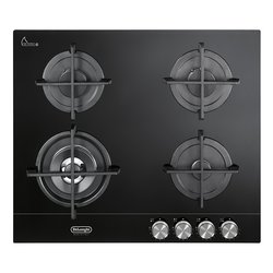 Piano cottura gas 4 zone LIFE Nsl 460 Ncm Black (60cm)