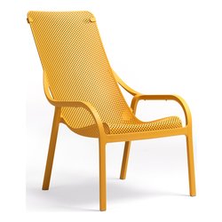 Poltrona polipropilene NET Lounge Senape 40329 56 000