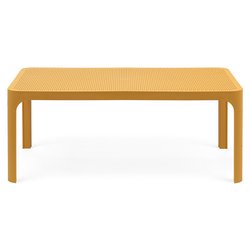 Tavolino da esterno polipropilene NET Table 100 Senape (100x60x40cm) 40064 56 000