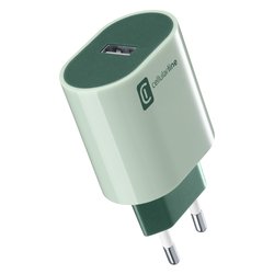 Caricabatterie USB Type-A STYLECOLOR 12W Verde ACHUSBSMART12WG