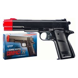 Pistola giocattolo Compact Gas 15 Colpi 6 mm (22cm) AIR SOFT 2840