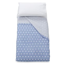 Set lenzuola lettino completo 3 pz STARLETTE Azzurro 020 1008 002