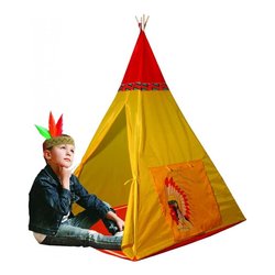 Tenda giocattolo Indiani Basic (100x100x135cm) HAPPY SUN Giallo 705500651