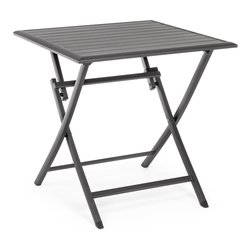 Tavolo da esterno alluminio ELIN Lh32 Fisso Antracite (70x70x71cm) 0662502