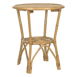 Tavolino da esterno rattan VIENNA Marrone (60x70cm) 0671117