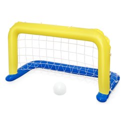 Porta calcio Galleggiante con palla (130x60x72cm) Giallo e Blu 52123 3