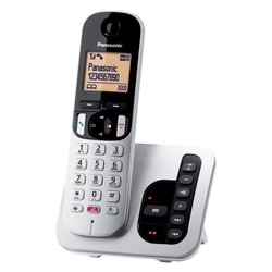 Cordless Singolo Dect Silver e White KX TGC260JTS