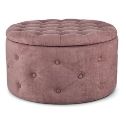 ERNESTINE Pouf Rosa