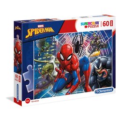 Puzzle 60 pz Maxi Supercolor 4-6a (62x42cm) MARVEL SPIDERMAN 26444