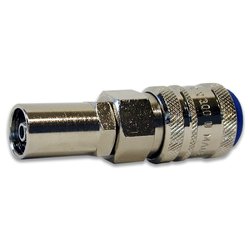 Attacco F rapido a sfera con portagomma ( per tubi  D. 8 × 17 mm ) 10232U