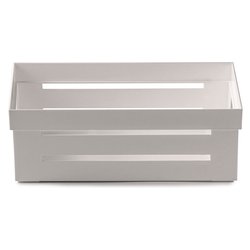 Cassetta multiuso impilabile (29,5x20x10cm) STORAGE BOX Bianco 000908