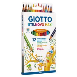 Pastelli a cera 24 pz GIOTTO colori assortiti 059400