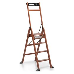 Scala domestica legno 4.0 ( 4 Gradini ) LASCALA Noce 380206