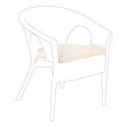 Cuscino seduta ALLISS Beige 0671126