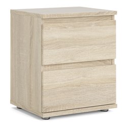 NOVA Comodino 2 Cassetti Rovere Mobile KIT (40,2x34x48,2cm)