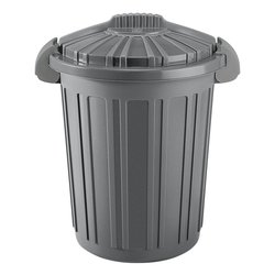 Bidone (46Lt) Teo con coperchio doppia clip AURORA Grafite 8101373153