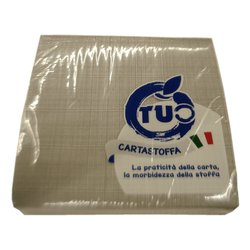 Set tovaglioli monouso Oxford 2 Veli 24 pz (40x40cm) Grigio GR00900930